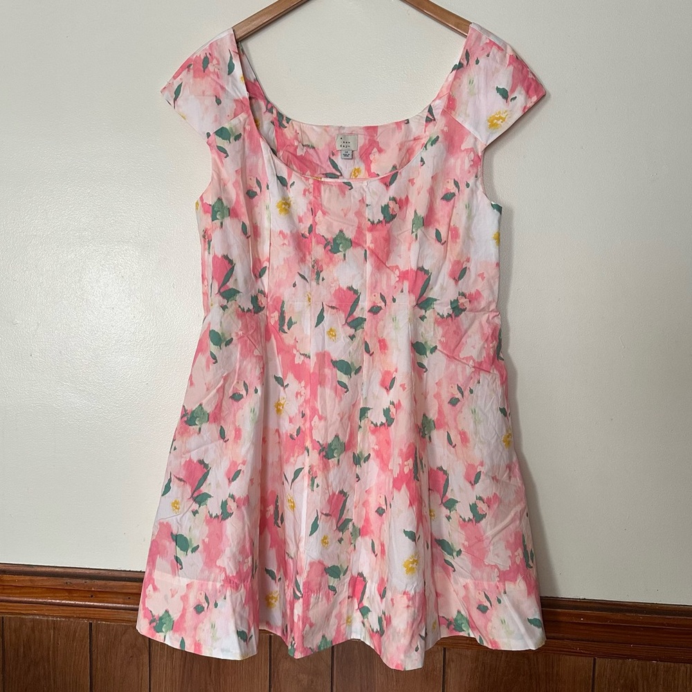A New Day Corset Mini A-Line Dress Size 16 Coquette Floral Feminine